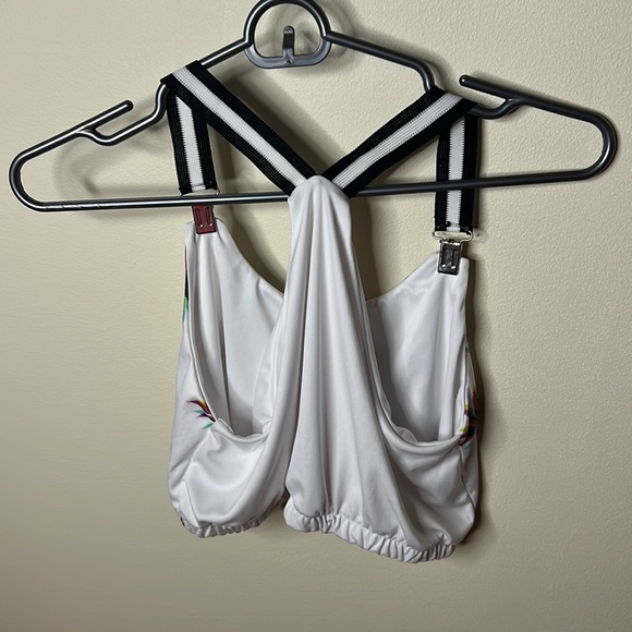 Trippy 3D Weed Leaf Crop Top - Picture 3 of 4